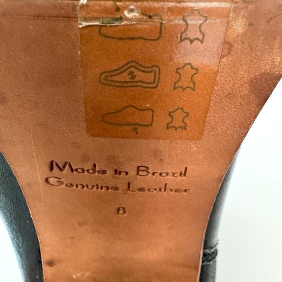 Madewell Womens The Billie Boot Size 8 F5044 Leather Bootie Classic Black - Picture 11 of 11